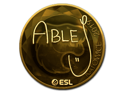 Sticker | ableJ (Gold) | Katowice 2019