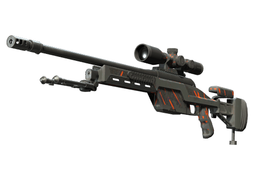 StatTrak™ SSG 08 | Slashed (Battle-Scarred)