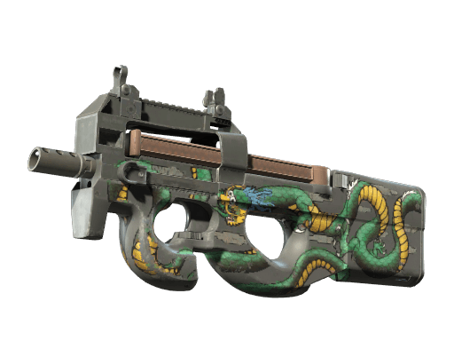 StatTrak™ P90 | Emerald Dragon (Field-Tested)