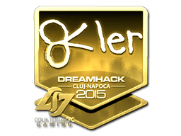 Sticker | reltuC (Gold) | Cluj-Napoca 2015