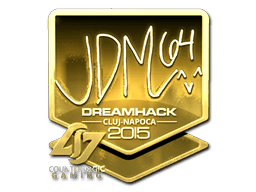 Sticker | jdm64 (Gold) | Cluj-Napoca 2015