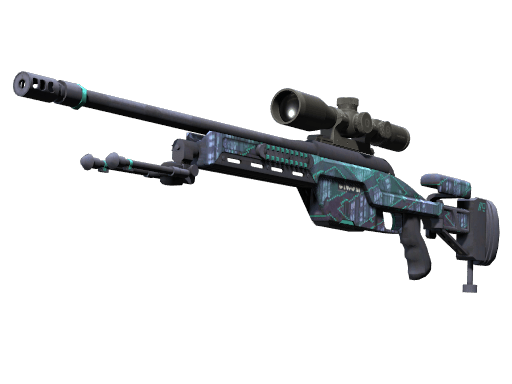 StatTrak™ SSG 08 | Mainframe 001 (Minimal Wear)