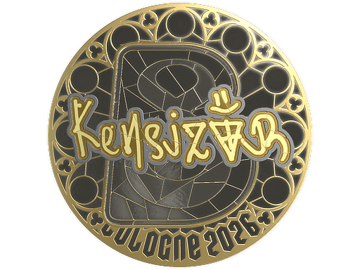 Sticker | kensizor (Gold) | Cologne 2026