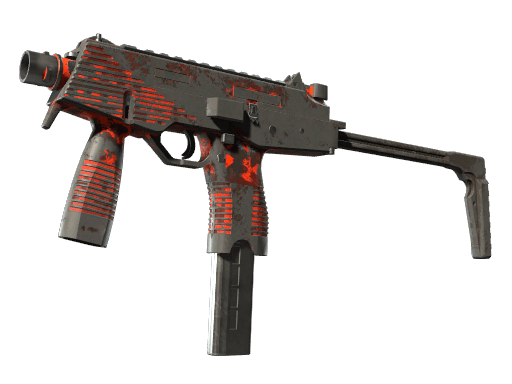 MP9 | Setting Sun (Battle-Scarred)