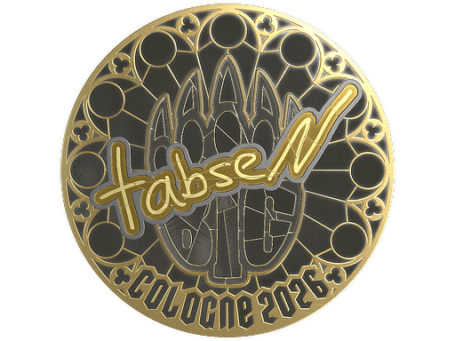 Sticker | tabseN (Gold) | Cologne 2026