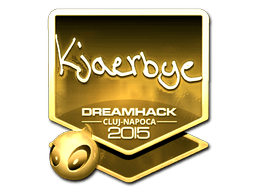 Sticker | Kjaerbye (Gold) | Cluj-Napoca 2015