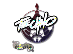 Sticker | Techno4K (Glitter) | Paris 2023