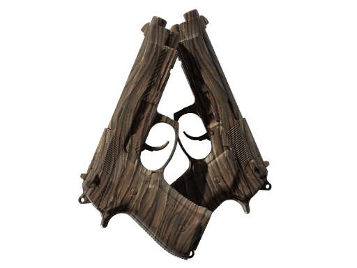 Souvenir Dual Berettas | Drift Wood (Minimal Wear)