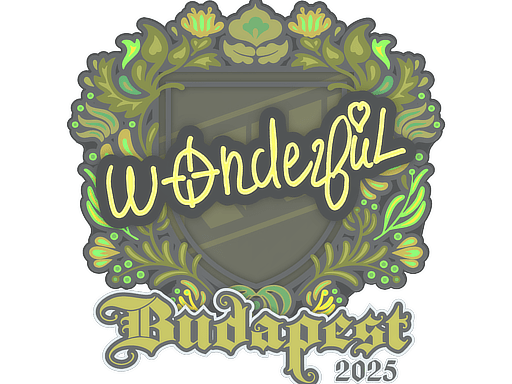 Sticker | w0nderful | Budapest 2025