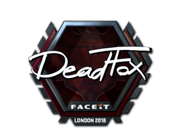 Sticker | DeadFox (Foil) | London 2018