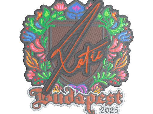 Sticker | XotiC (Embroidered) | Budapest 2025