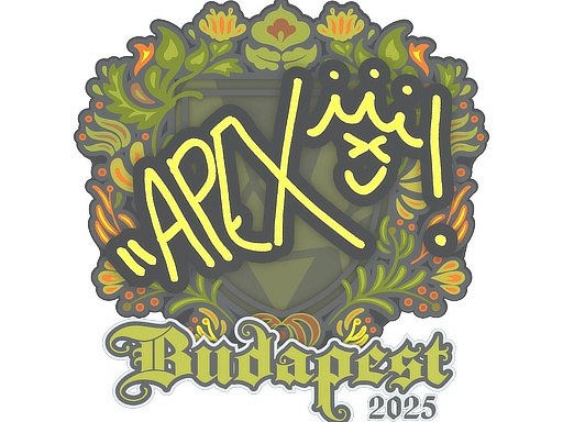 Sticker | apEX | Budapest 2025