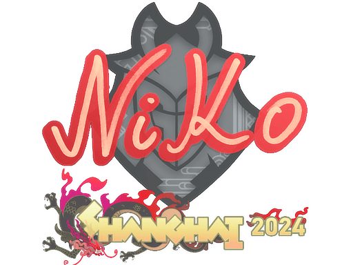 Sticker | NiKo | Shanghai 2024