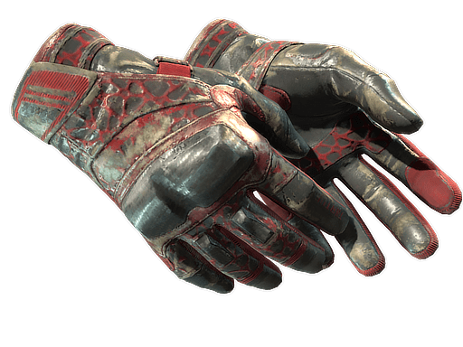 ★ Moto Gloves | Blood Pressure (Battle-Scarred)