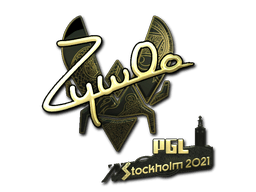 Sticker | ZywOo (Gold) | Stockholm 2021