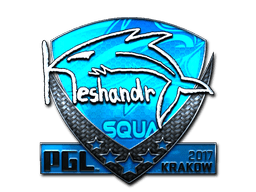 Sticker | keshandr (Foil) | Krakow 2017