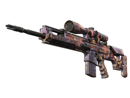 SCAR-20 | Poultrygeist (Well-Worn)
