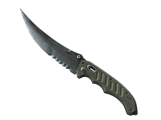 ★ Flip Knife | Damascus Steel (Well-Worn)