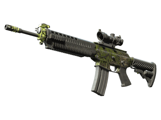 Souvenir SG 553 | Lush Ruins (Battle-Scarred)