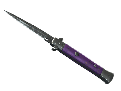★ Stiletto Knife | Ultraviolet (Battle-Scarred)