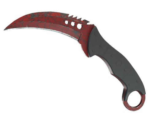 ★ StatTrak™ Talon Knife | Crimson Web (Well-Worn)