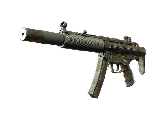 MP5-SD | Gold Leaf (Well-Worn)