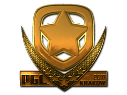 Sticker | Gambit (Gold) | Krakow 2017