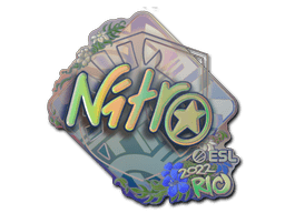 Sticker | nitr0 (Holo) | Rio 2022