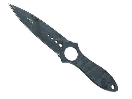 ★ Skeleton Knife | Night Stripe (Battle-Scarred)