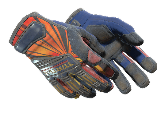 ★ Specialist Gloves | Sunburst (Battle-Scarred)