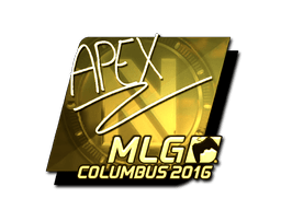 Sticker | apEX (Gold) | MLG Columbus 2016