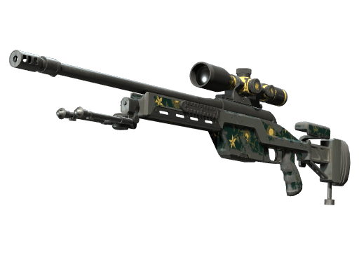 SSG 08 | Sea Calico (Battle-Scarred)