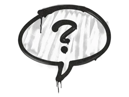 Sealed Graffiti | Question Mark (Brick Red)