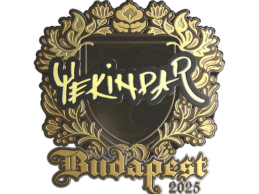 Sticker | YEKINDAR (Gold) | Budapest 2025
