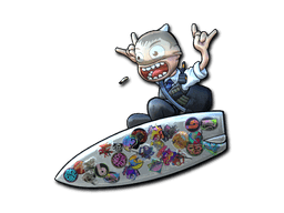 Sticker | Sticker Bomb Surf K (Foil)