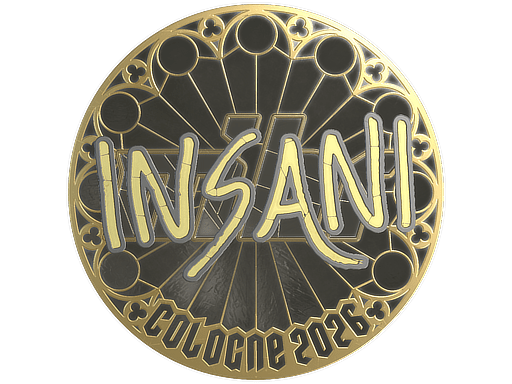 Sticker | insani (Gold) | Cologne 2026
