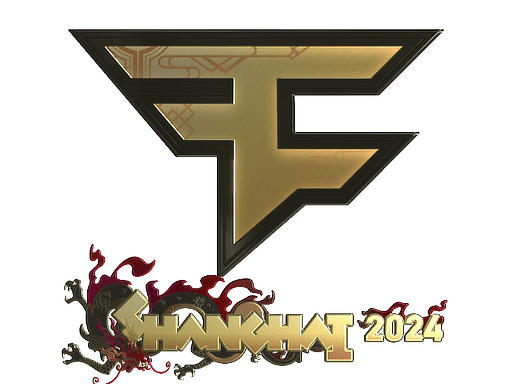 Sticker | FaZe Clan (Gold) | Shanghai 2024