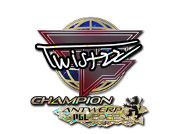 Sticker | Twistzz (Glitter, Champion) | Antwerp 2022