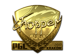 Sticker | chopper (Gold) | Krakow 2017