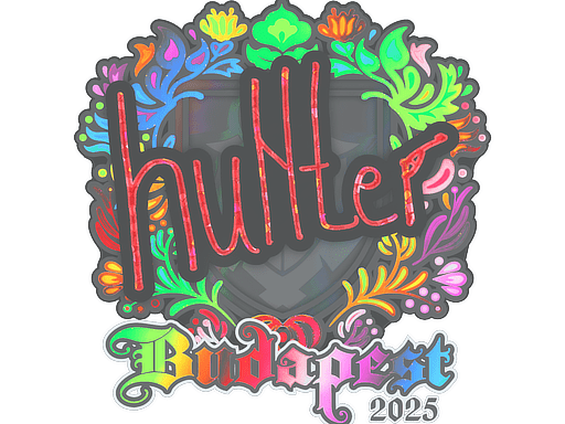 Sticker | huNter- (Holo) | Budapest 2025