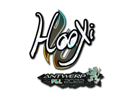 Sticker | HooXi (Glitter) | Antwerp 2022