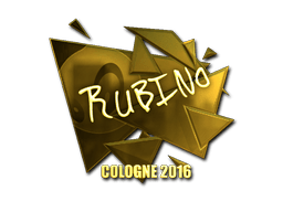 Sticker | RUBINO (Gold) | Cologne 2016