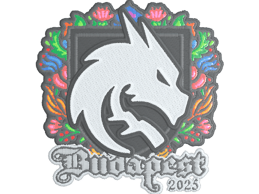 Sticker | Team Spirit (Embroidered) | Budapest 2025