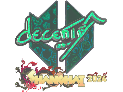 Sticker | decenty (Holo) | Shanghai 2024