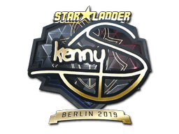 Sticker | kennyS (Gold) | Berlin 2019
