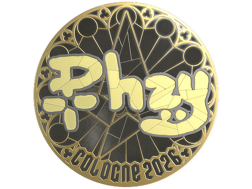Sticker | phzy (Gold) | Cologne 2026