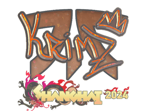 Sticker | KRIMZ (Glitter) | Shanghai 2024