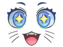 Kawaii Eyes (Glitter)