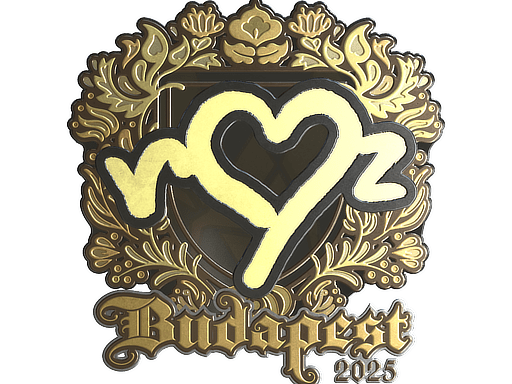 Sticker | ropz (Gold) | Budapest 2025