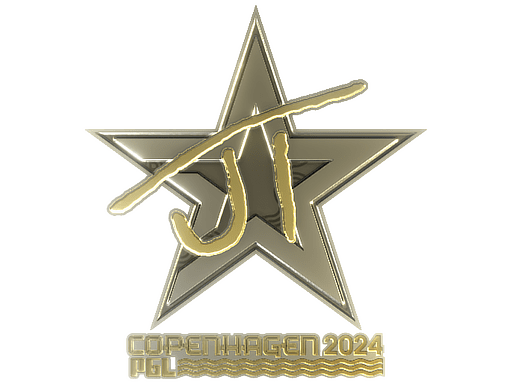 Sticker | JT (Gold) | Copenhagen 2024